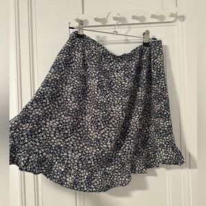 Abercrombie & Fitch Ruffle Ditsy Floral Skirt Medium